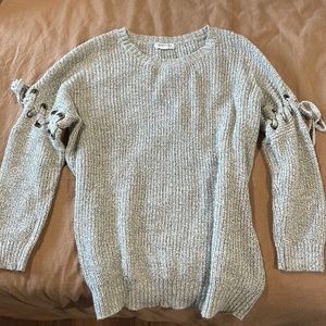 Braided detail sweater